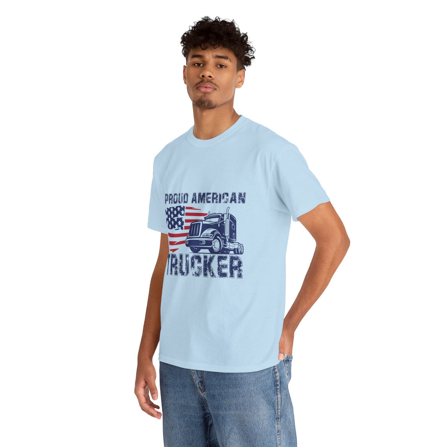 Proud American Trucker T-Shirt