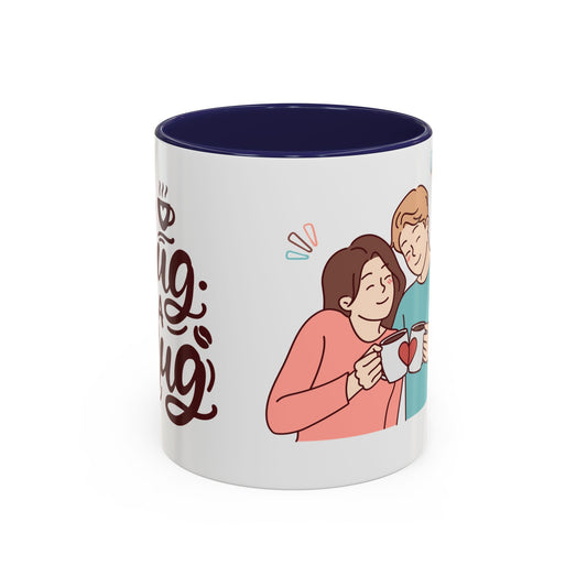 Cute Romantic Heart Design 11oz Mug