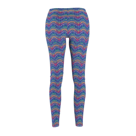 Colorful Psychedelic Patterned Women's Leggings