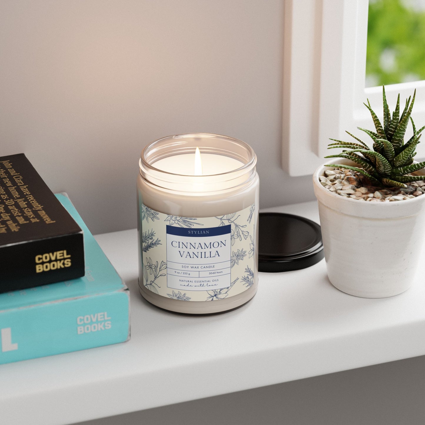 Cinnamon Vanilla Soy Candle 9oz