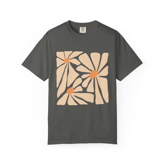 Daisy Square Garment-Dyed Women's T-Shirt