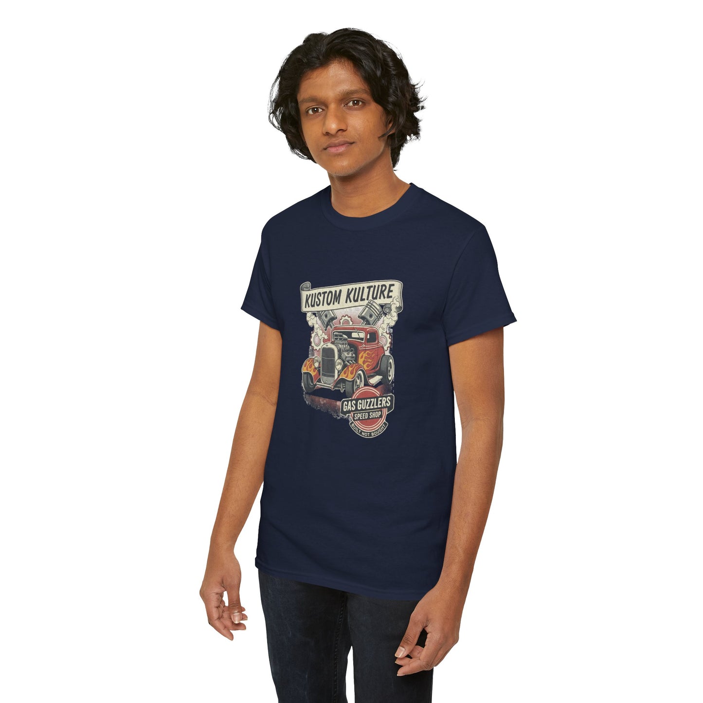 Kustom Kulture Gas Guzzlers Men's T-Shirt