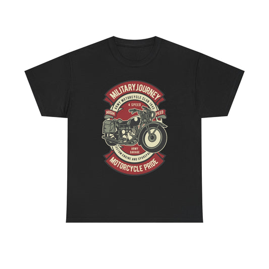 Military Journey Motorcycle Pride T-Shirt