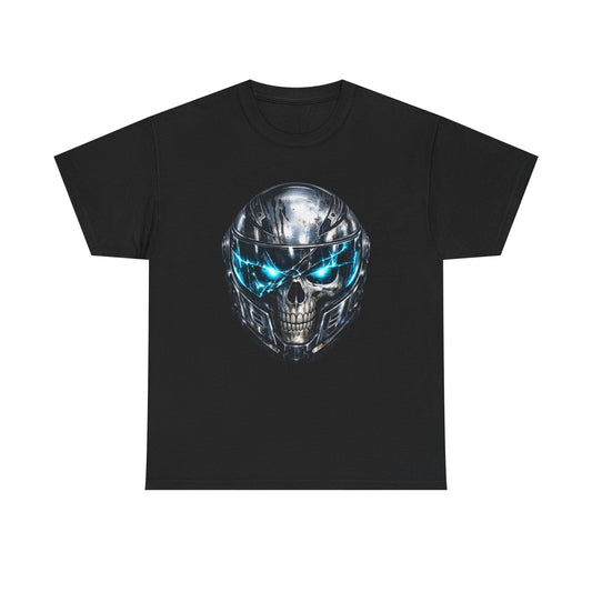 Cyber Skull Helmet Men's T-Shirt