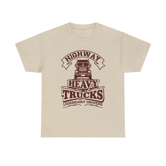 Highway Heavy Trucks T-Shirt