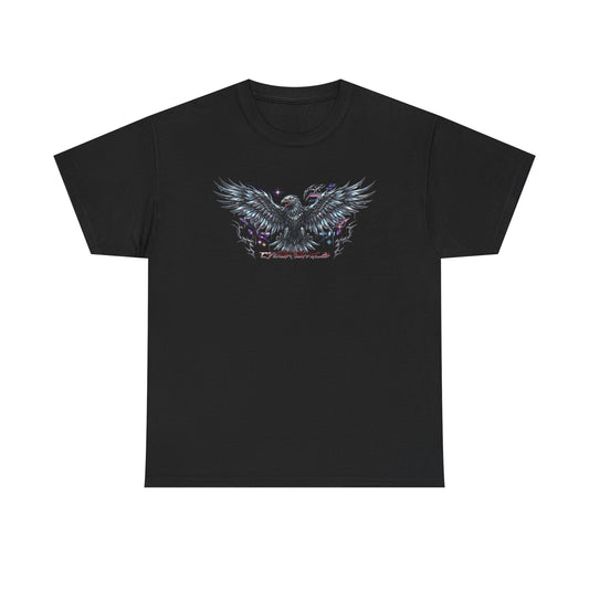 Chrome Eagle Wings Graphic Men's Tee