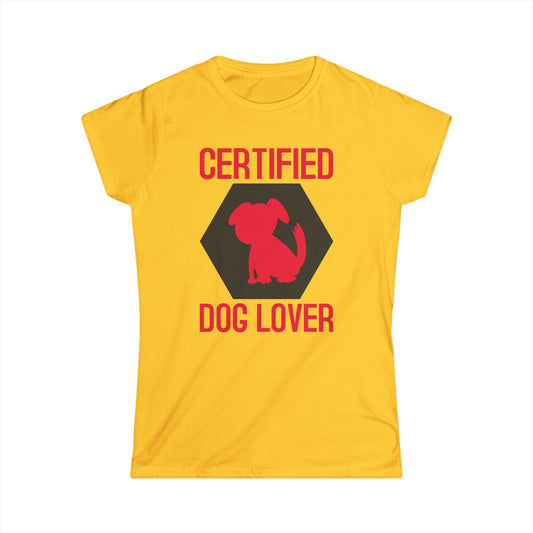 Certified Dog Lover Women's T-Shirt