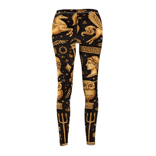 Ancient Greek Symbols Women's Casual Leggings