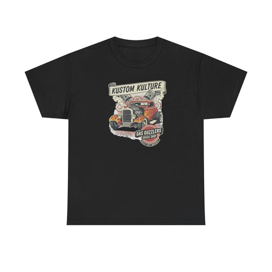 Kustom Kulture Gas Guzzlers T-Shirt