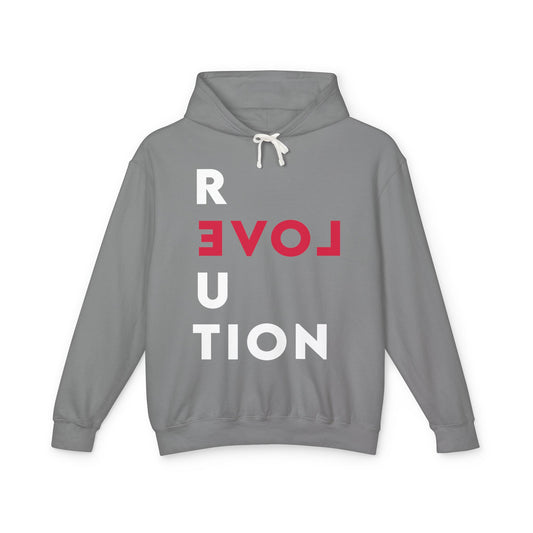 Revolution with LOVE Graphic Lightweight Hooded Sweatshirt