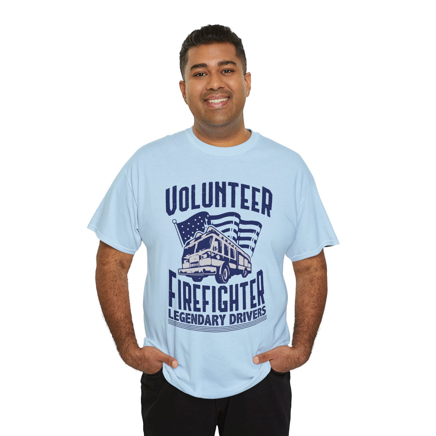 Volunteer Firefighter Truck T-Shirt