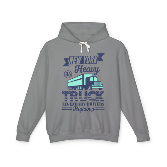Heavy Truck Hoodie - "New York Heavy Truck Legendary Drivers" Graphic Hoodie