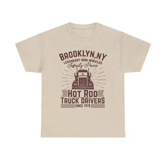 Brooklyn NY Hot Rod Truck Drivers T-Shirt