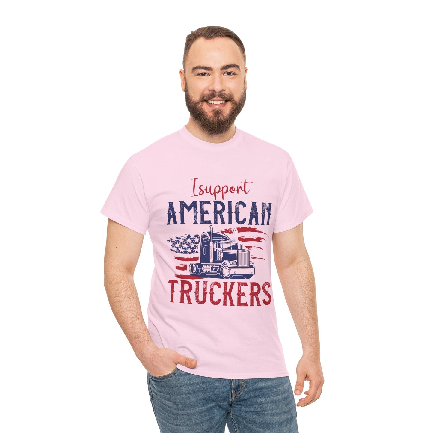 I Support American Truckers Tee