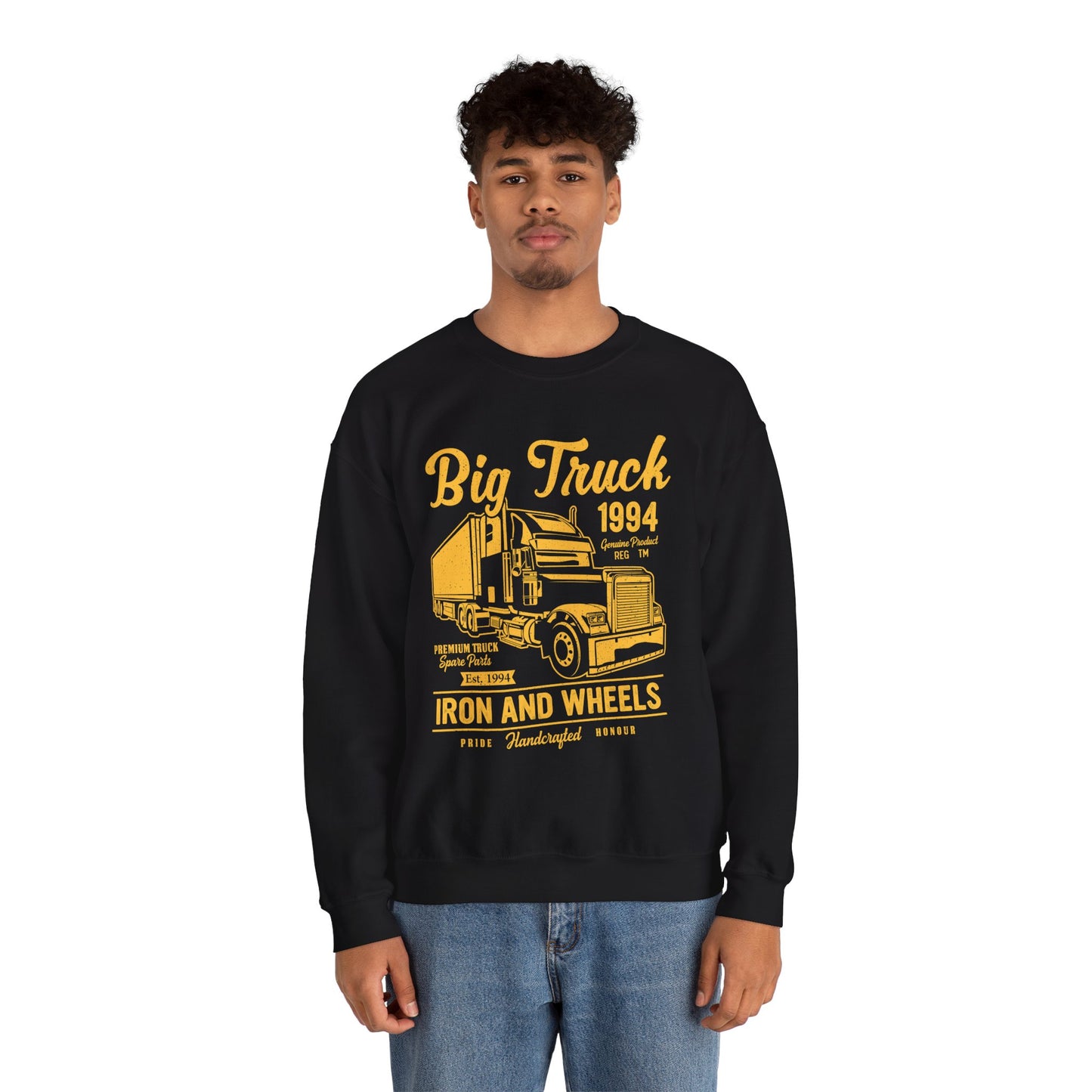 Big Truck 1994 Iron And Wheels Men's Sweatshirt