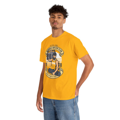 Retro Vibe Hipster Boombox Club T-Shirt