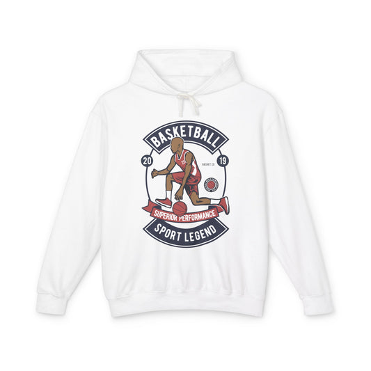 Basketball Sport Legend Lightweight Hooded Sweatshirt