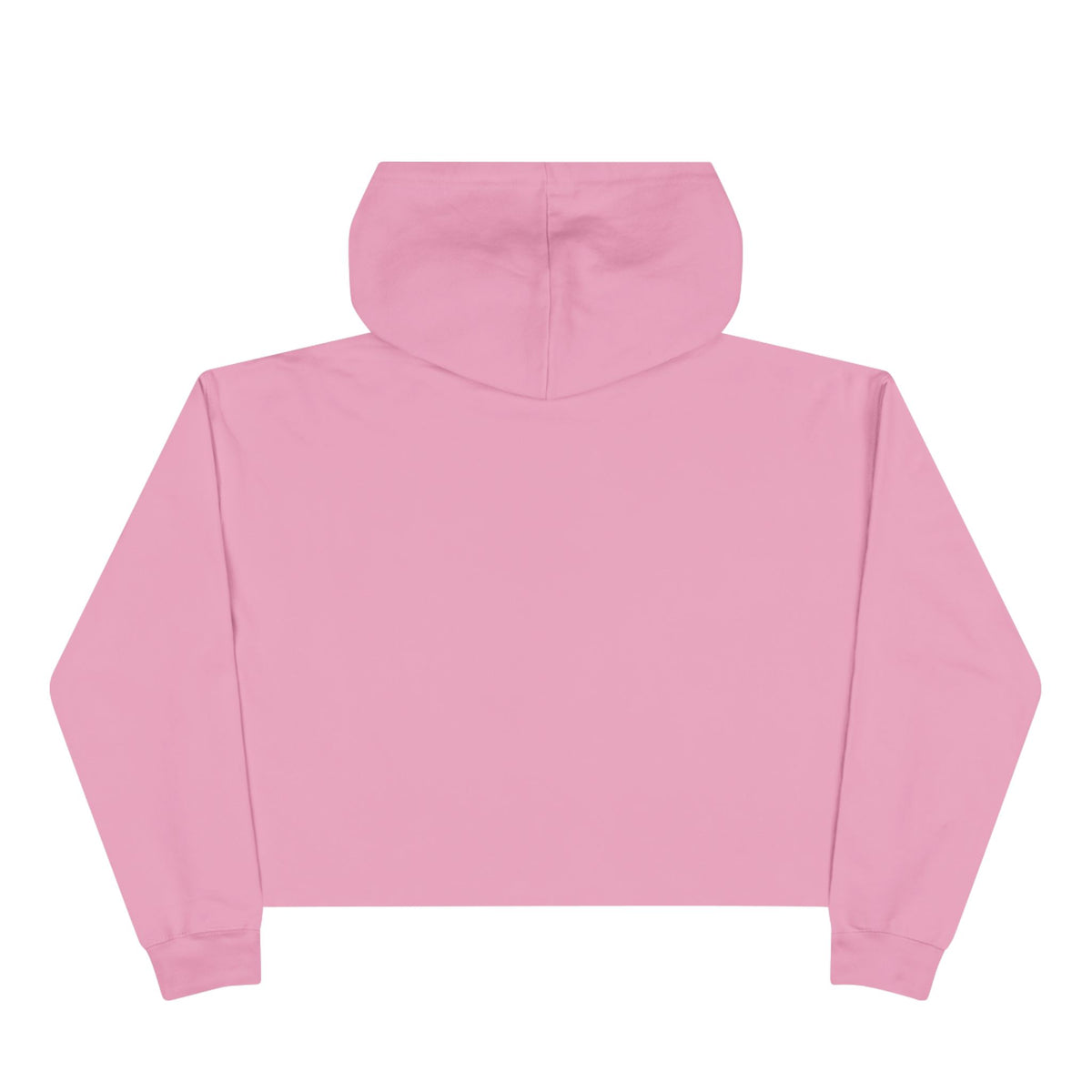 Floral Retro Block Print Crop Hoodie