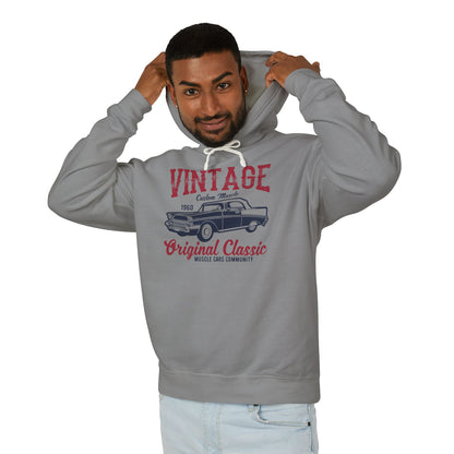 Vintage Original Classic Lightweight Hooded Sweatshirt