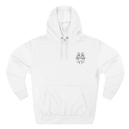 Cybersigilism Gothic Three-Panel Fleece Hooded Sweatshirt