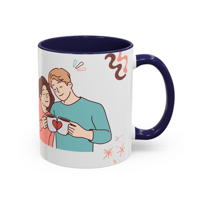 Cute Romantic Heart Design 11oz Mug