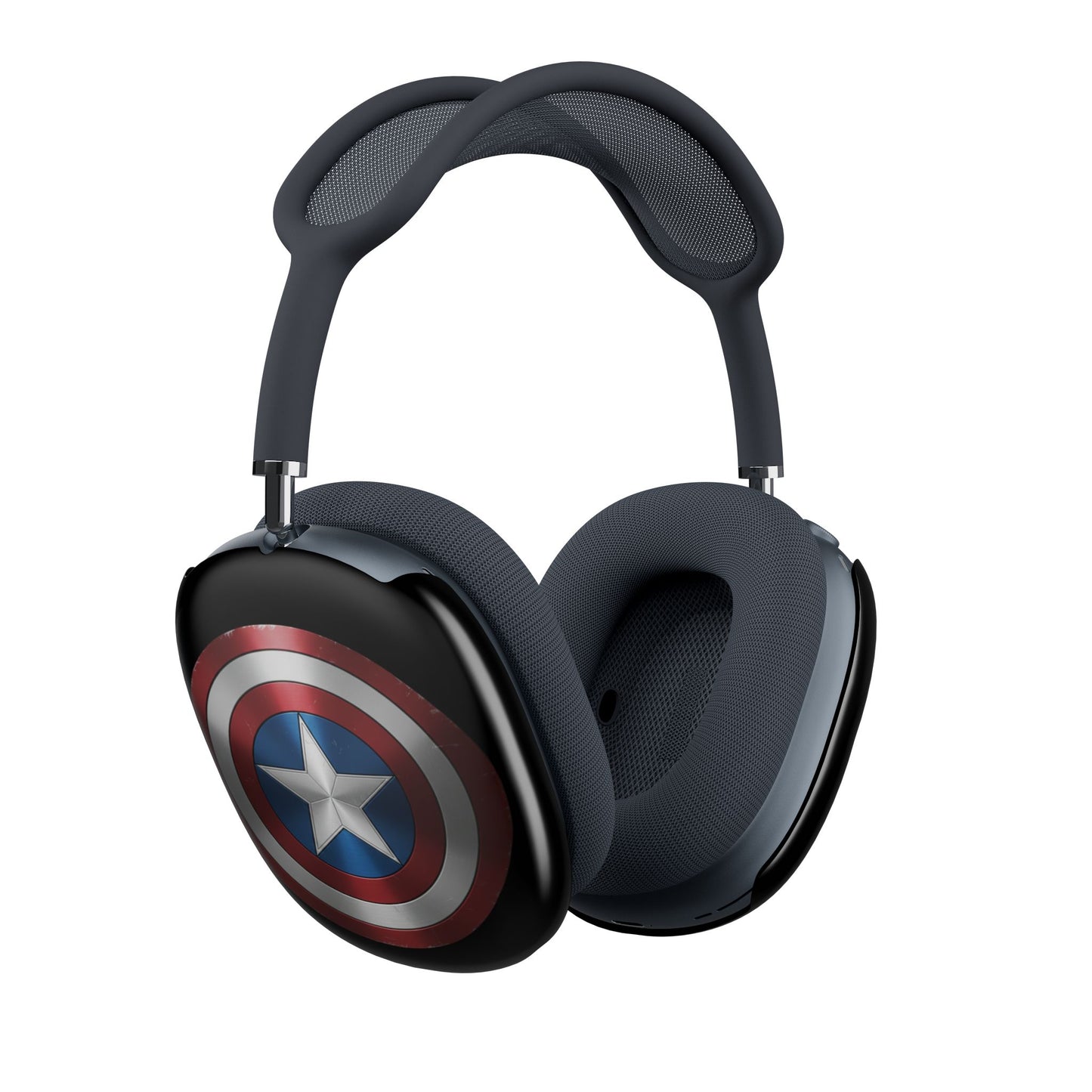 Captain Shield AirPods Max Shell Case Cover Gen 1 and Gen 2, Black