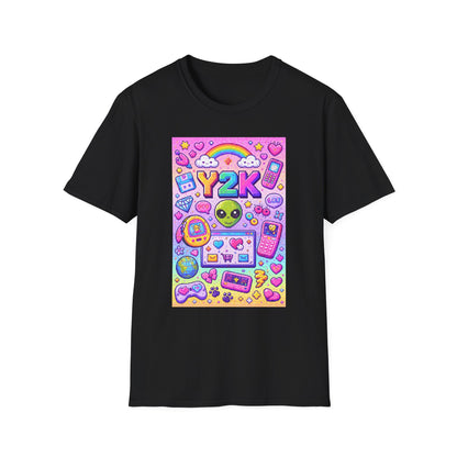 8Bit Y2K Retro Tech Graphic Women's T-Shirt