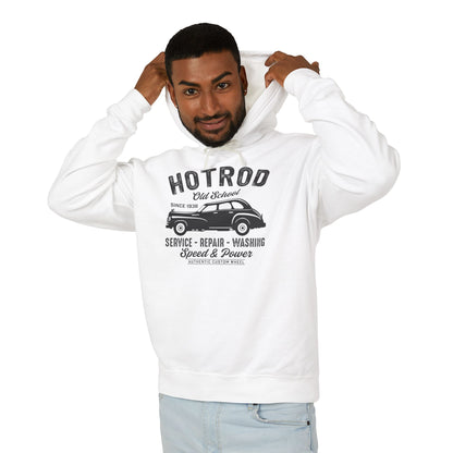 Hotrod Old School Lightweight Hooded Sweatshirt