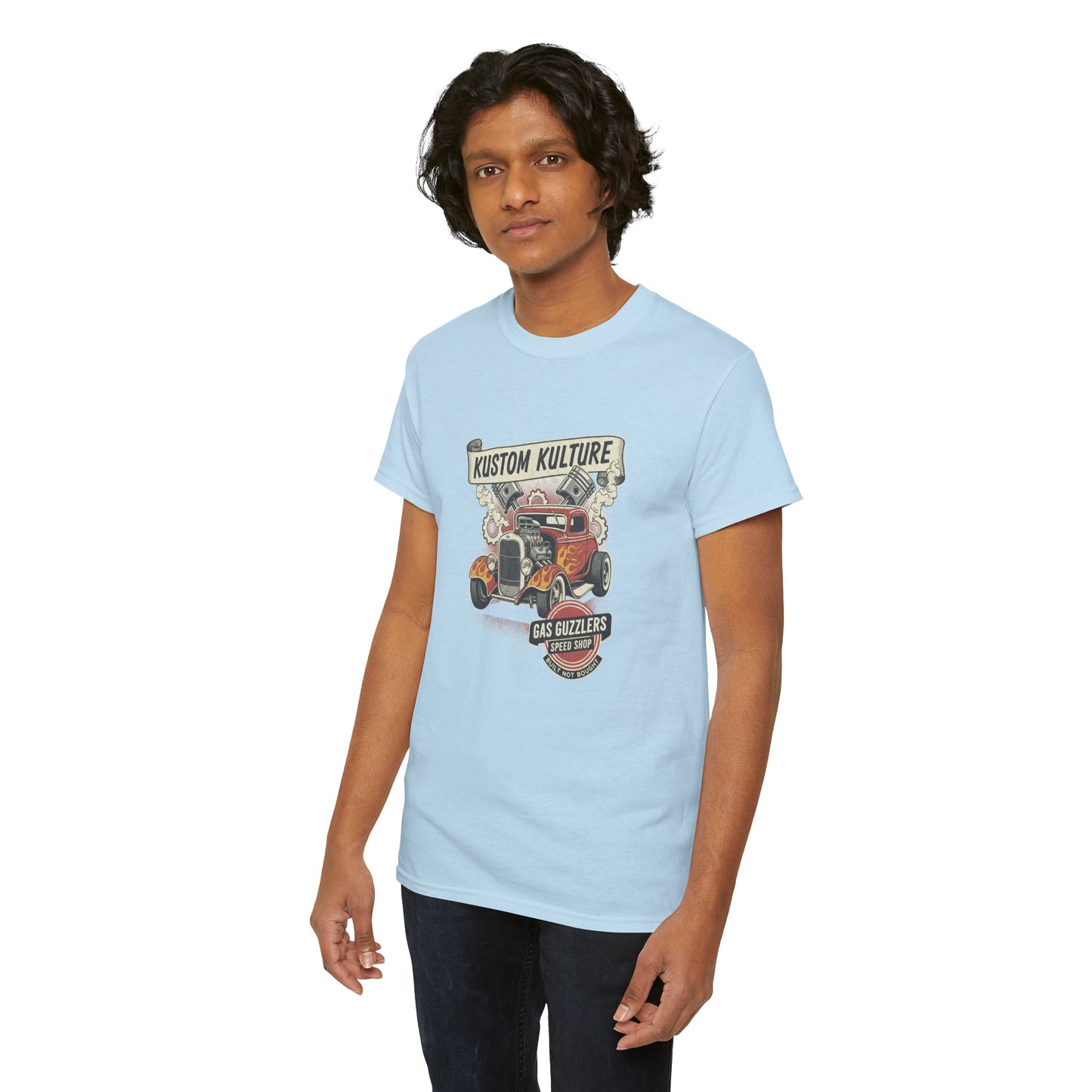 Kustom Kulture Gas Guzzlers Men's T-Shirt