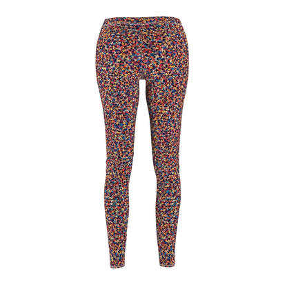 Multicolor Confetti Print Women's Leggings