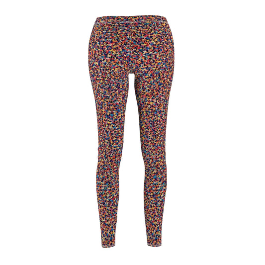 Multicolor Confetti Print Women's Leggings