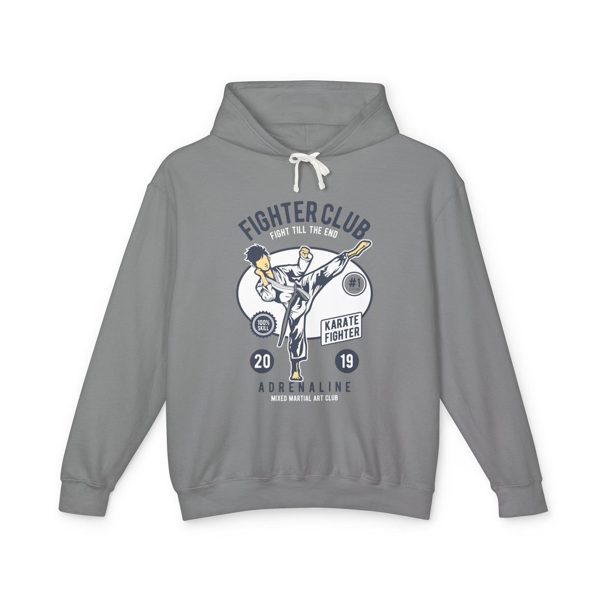 Fighter Club Karate Lightweight Hooded Sweatshirt