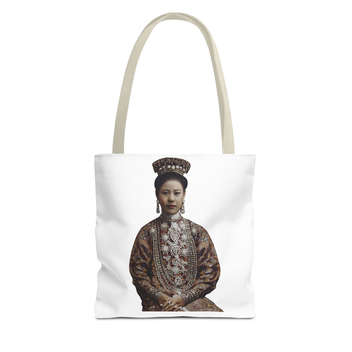Vintage Peranakan Chinese Empress Portrait Tote Bag
