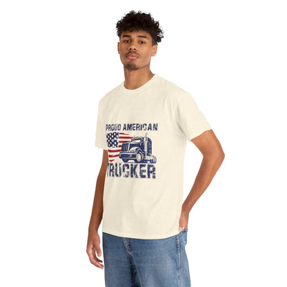 Proud American Trucker T-Shirt