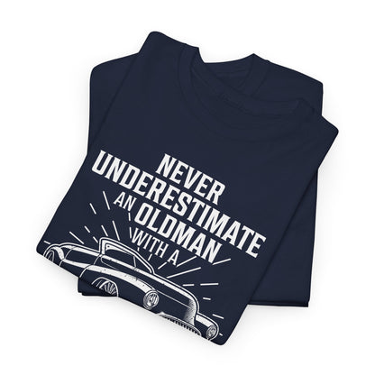 Never Underestimate Old Man With Classic Car Men's T-Shirt