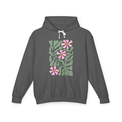 Botanical Floral Lightweight Women's Hooded Sweatshirt