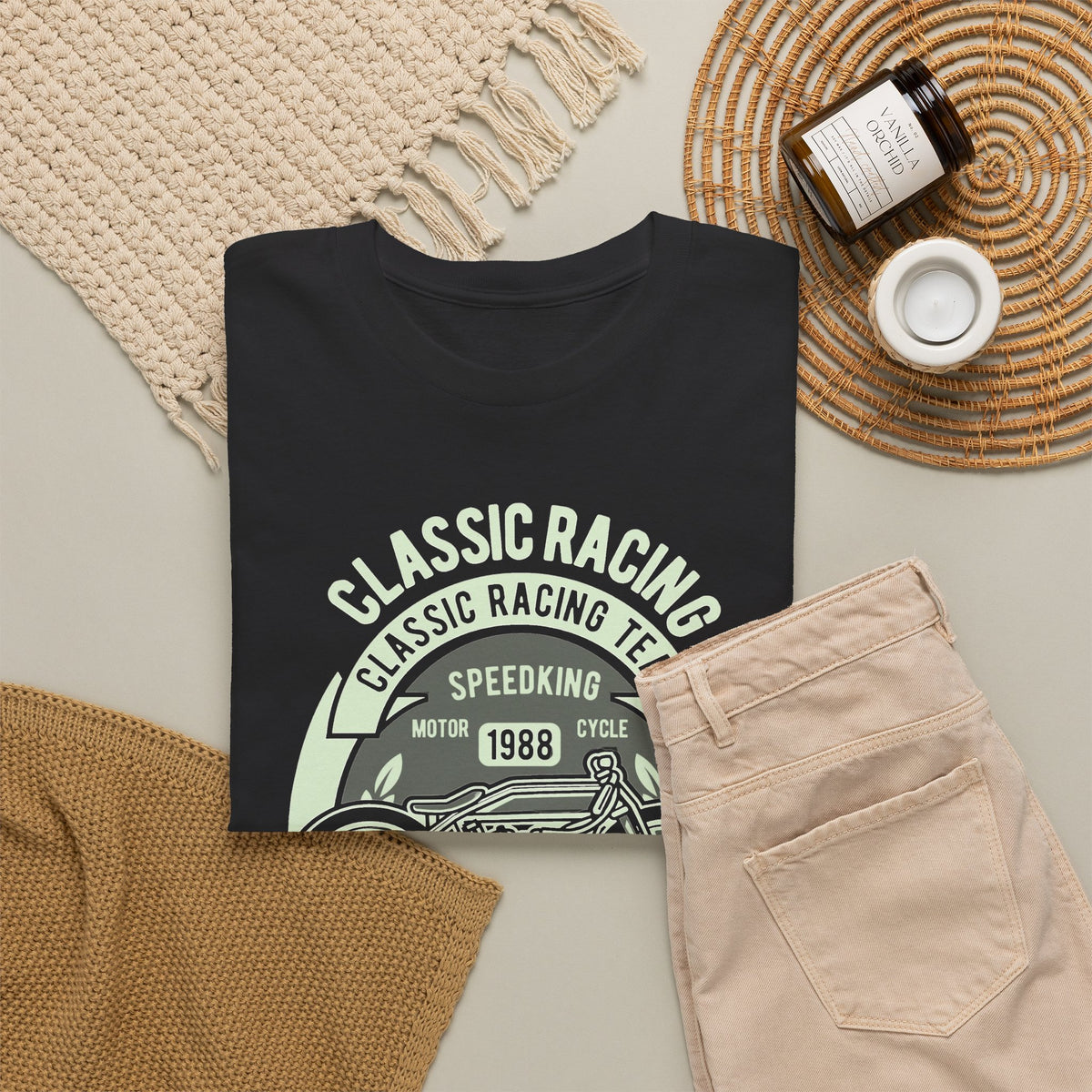 Classic Racing Motorcycle T-Shirt