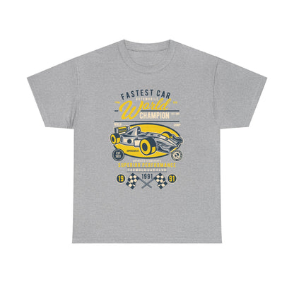 Fastest Car World Champion Vintage Auto Design T-Shirt