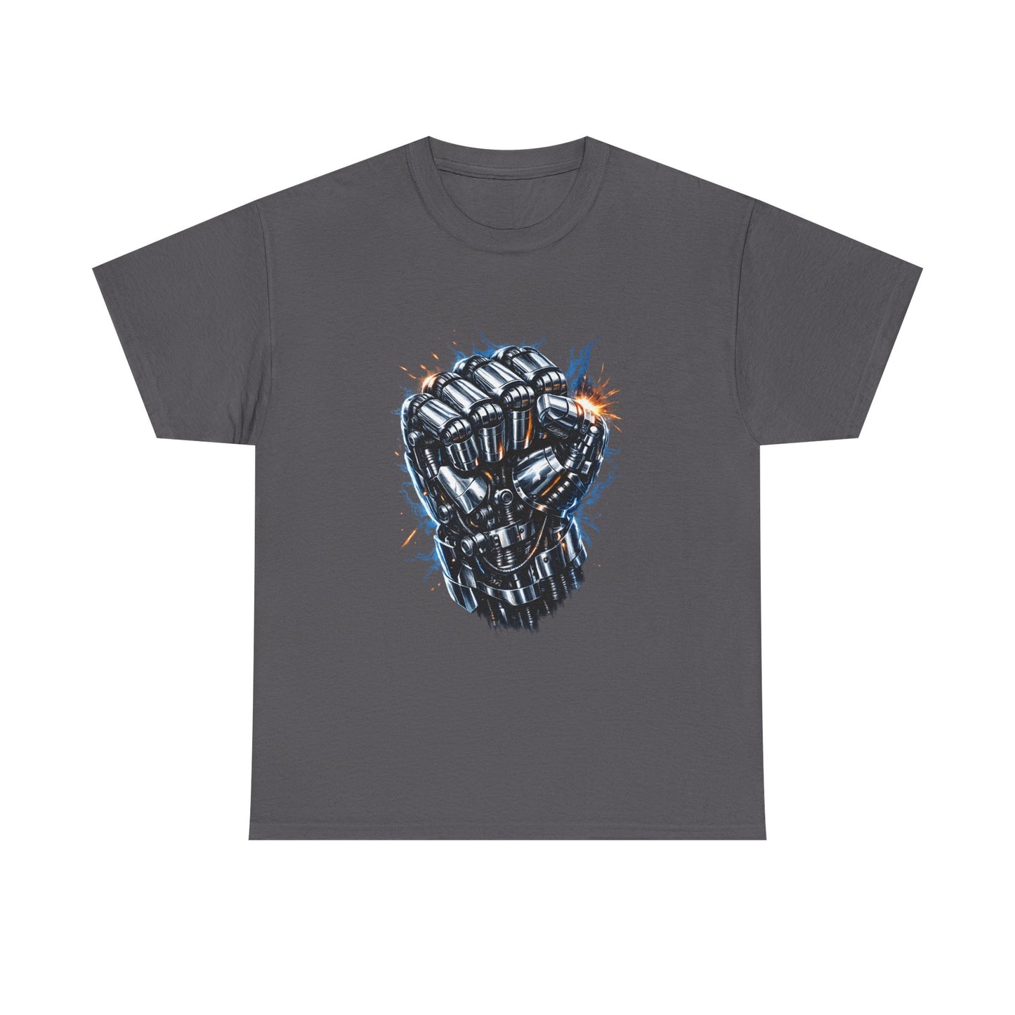 Black Mechanical Fist Men's T-Shirt