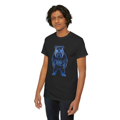 Wire Frame Bulldog Glow Men's Tee