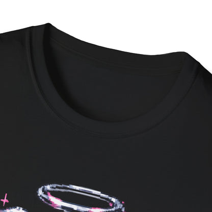 Pixelated Angel Graphic Women's Tee