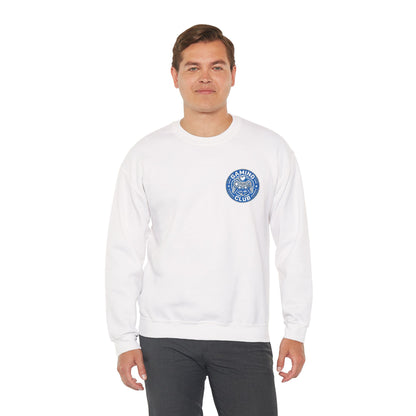 Gaming Club Embroidered Chest Logo Crewneck Sweatshirt