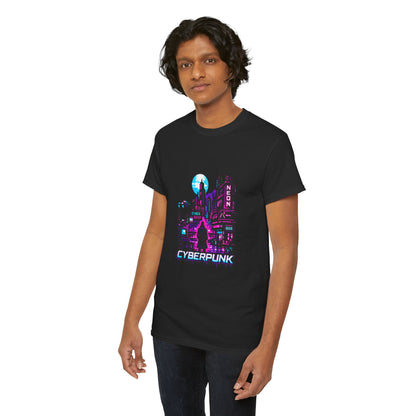 Y2K Cyberpunk City Men's Tee
