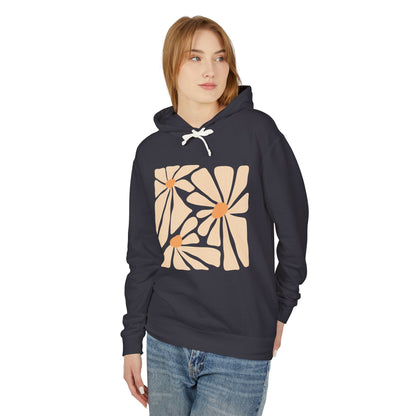 Daisy Square Lightweight Women's Hooded Sweatshirt