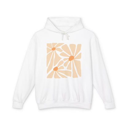 Daisy Square Lightweight Women's Hooded Sweatshirt