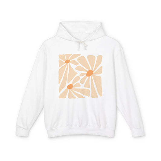 Daisy Square Lightweight Women's Hooded Sweatshirt