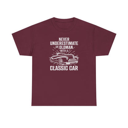 Never Underestimate Old Man With Classic Car Men's T-Shirt