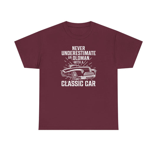 Never Underestimate Old Man With Classic Car Men's T-Shirt