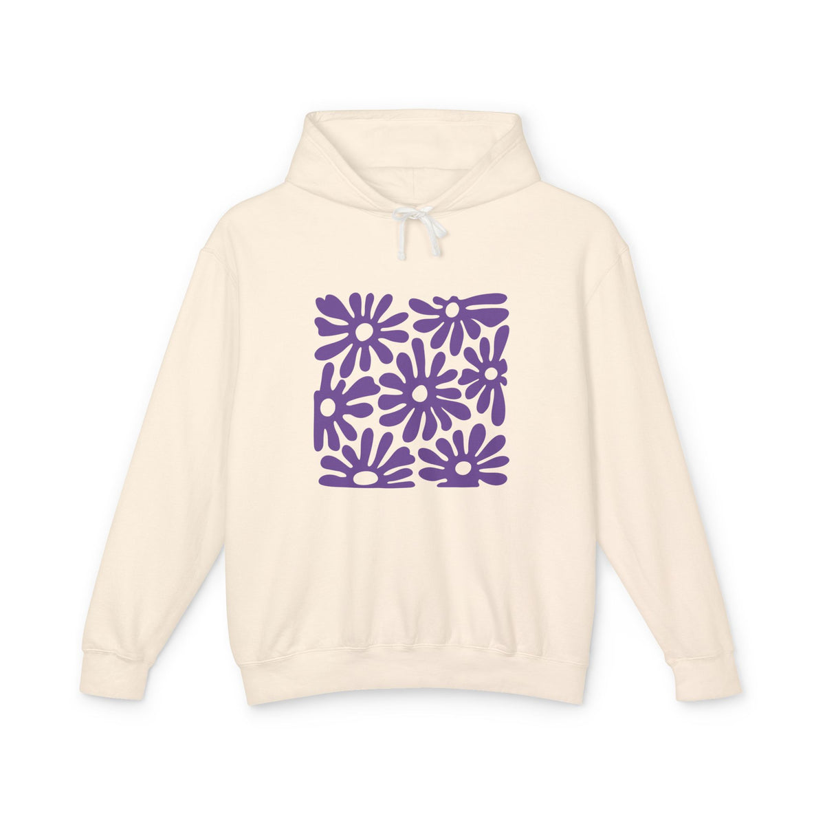 Daisy Block Lightweight Women's Hooded Sweatshirt