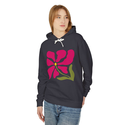Floral Abstract Flower Lightweight Women's Hooded Sweatshirt